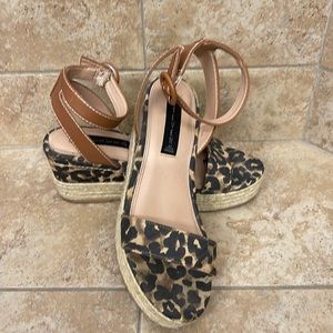 Steven by Steve Madden 8.5 Leopard 🐆 Print Espadrille Sandals!